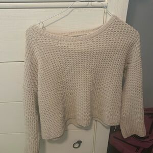 Tan woven sweater